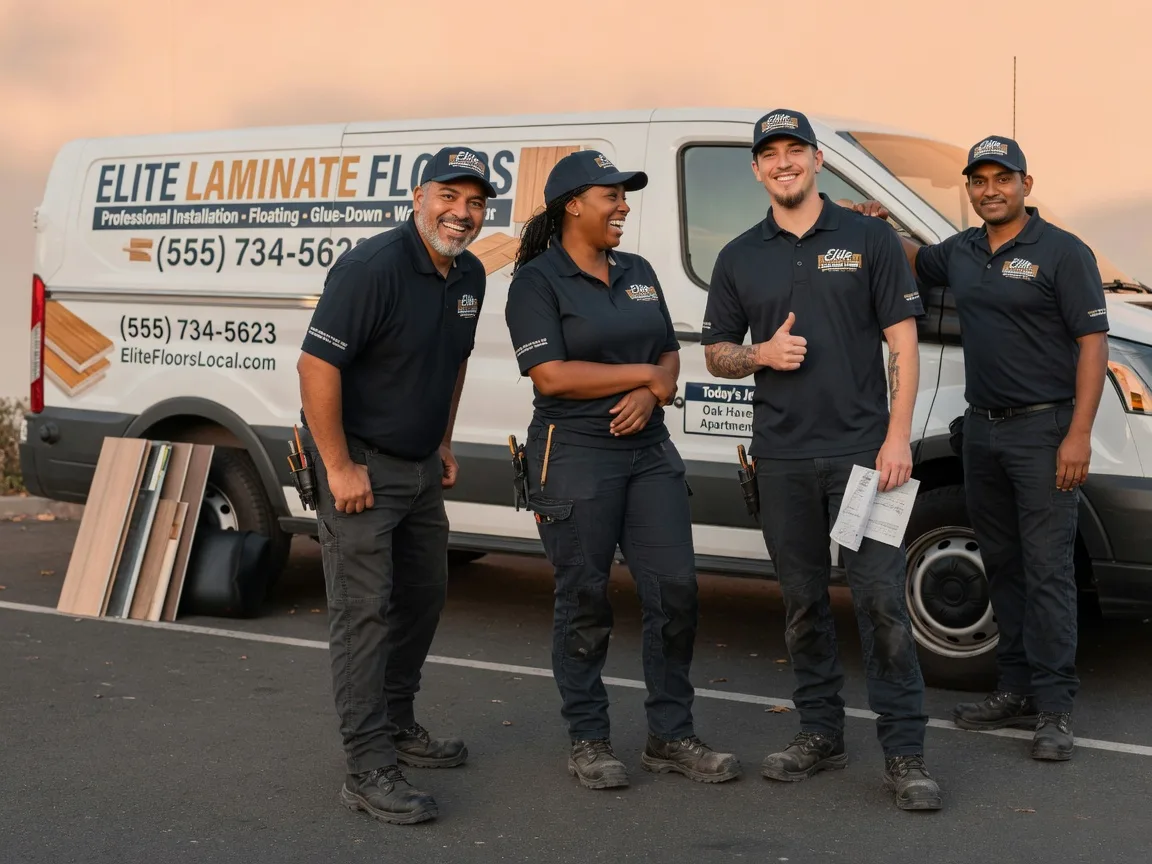 Laminate flooring installation company in Ben Franklin, TX